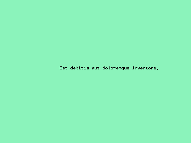 Est debitis aut doloremque inventore.